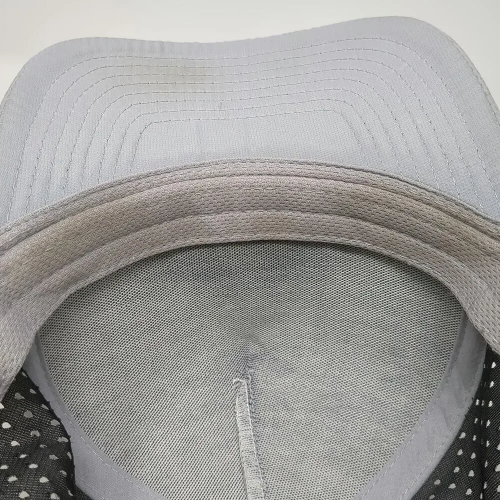 Oyster Brands Trucker Hat Gray One Size Snapback Rope Perf Golf Patch Breathable